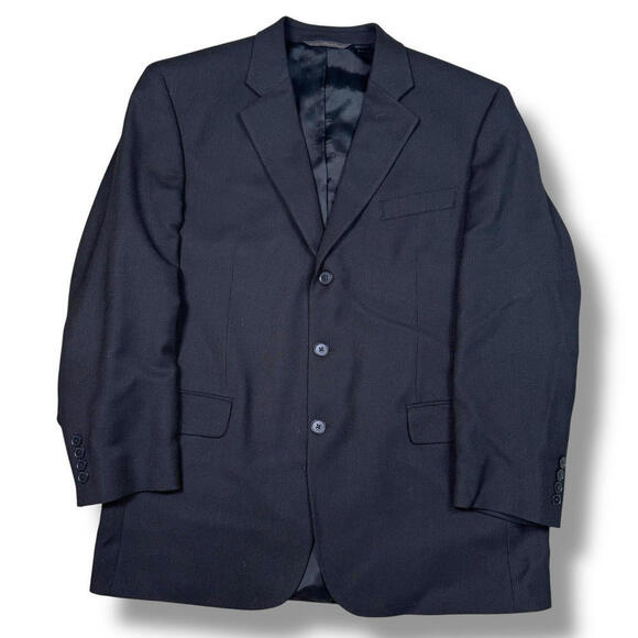 Jack Victor Suit Mens 43R Beige 100% Wool Pants 38x28 Lanza CT 2 Pieces Vintage - Picture 2 of 15